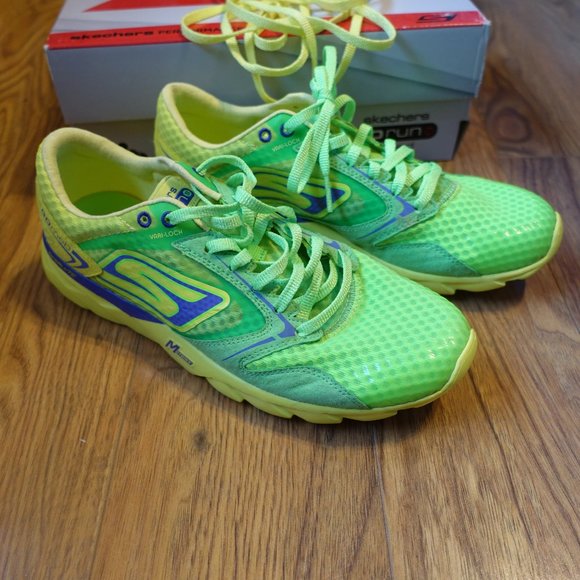 Skechers Go Run Speed 13568 Lime Running Sneakers - Picture 3 of 4